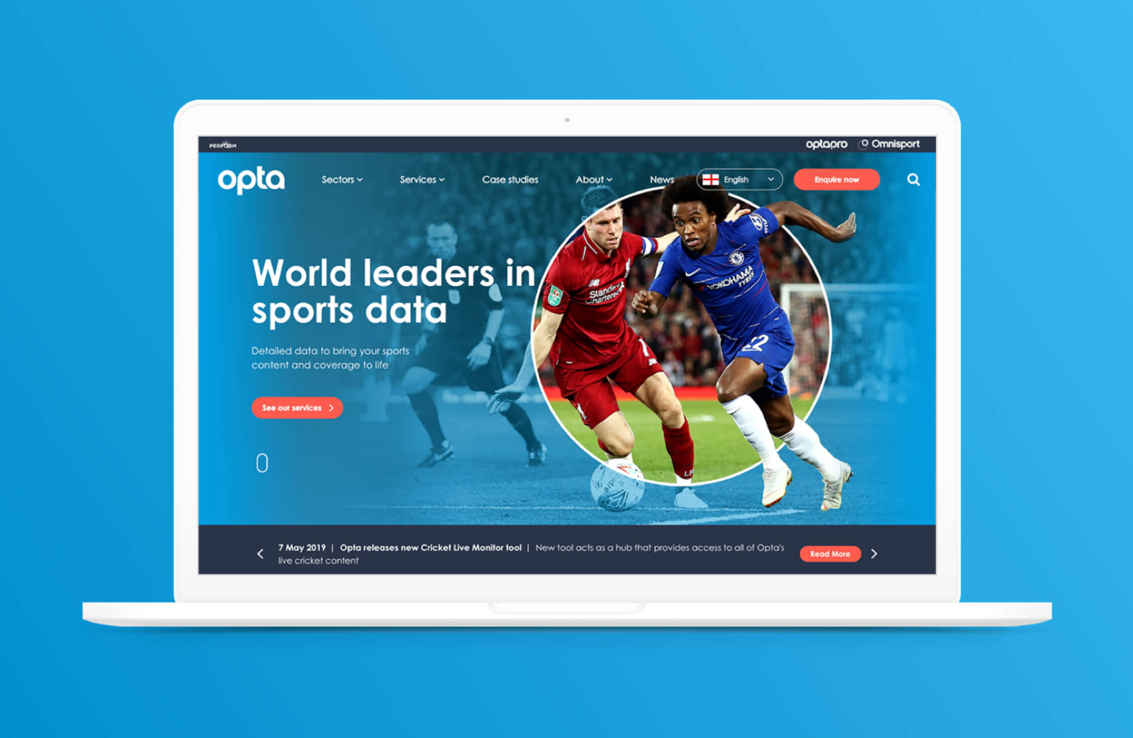New Website Development for Opta Sports | Enjoy Digital